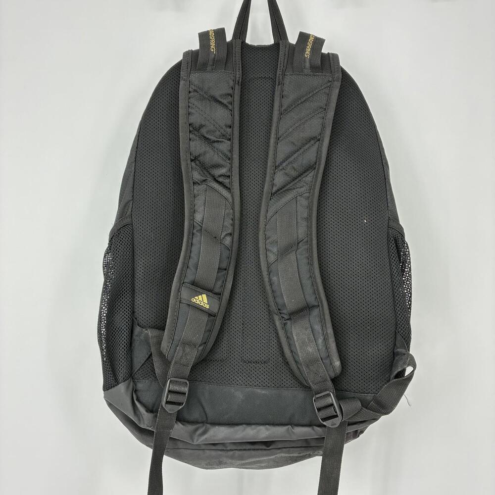 Adidas Black Backpack with Multiple Compartments Gold Color Hardware - Flawed - Picture 2 of 9